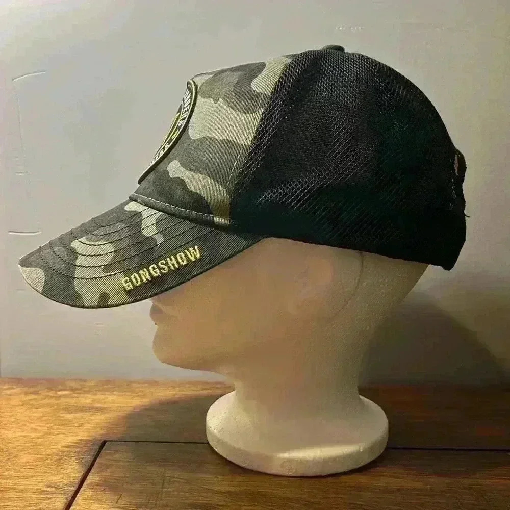 Gongshow Snapback Hat Cap Lid Hockey Baseball Cammo Rink Puck Maple Leafs Winter - Picture 2 of 8